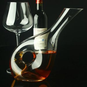 Bez ołowiu kryształowy dekanter pusty garnek Wino Wino Wysokiej jakości kuchenne urządzenie do jadalni 240419