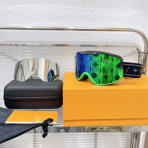 Luksusowe projektanty gogle narciarskie okulary przeciwsłoneczne dla mężczyzn kobiety damskie damskie szklane szklane okulary Uv400 ochronne słynne marki z oryginalną skrzynką krew