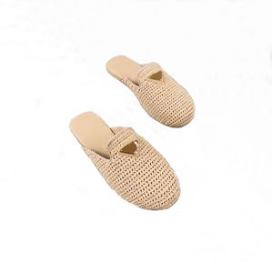 Designer Sandals Donne Piattaforma all'uncinetto Slide imbottite Slipisti in pelle Nappa Monolite Monolit