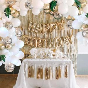 Party Decoration 2024 132pcs DIY Wedding Birthday Baby Shower Arch Balloon Garland Kit