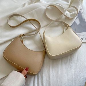 Women Square Bag Retro Solid Color Pu Leather Counter Counter Bag Bag Underarm Bag Discal