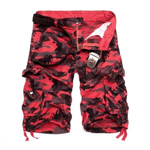 US -Größe Camouflage Lose Cargo Shorts Männer kühle Sommer Military Camo Short Pants Homme Cargo Shorts 240416