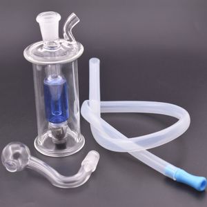 Оптовая 10 мм женская мини -светодиодная светодиодная вода Dab Rig Bong Pyrex Colkah Стеклянные масля