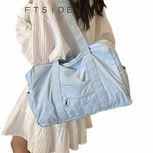 Oxford Big Shopper Shop axelväska för kvinnor designer mjuk tygväska kvinnlig 2024 koreanska fi casual rese handväskor x8ir#
