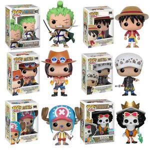 Action Toy Figures Funko Pop Piece Figure Luffy Chopper Aisi Luo Luffytaro Action Figur Anime Toy Decoration Collection Children Birthday Present T240422