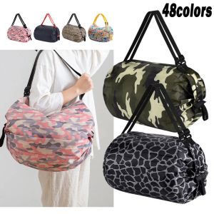 Bags Large Capacity Shopping Bag EcoFriendly Reusable Portable One Shoulder Handbag For Travel Grocery Multipurpose Storage Bag