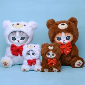Dolls Mofusand Cute Cartoon Plush Doll Cross Dressing Bear Kawaii Fluffy Soft Stuffed Toy Keychain Pendant Adorkable Sofa Pillow Gift