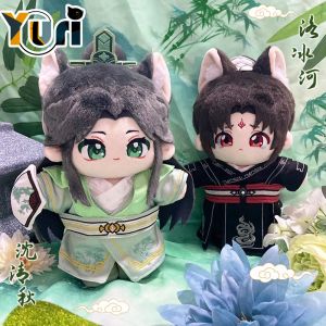 Dockor Scumbag System Chuan Shu Zijiu Zhinan Shen Qingqiu Binghe Plush 20cm Doll Toy Clothes Costume Fat Body Cosplay Gift C KM KM