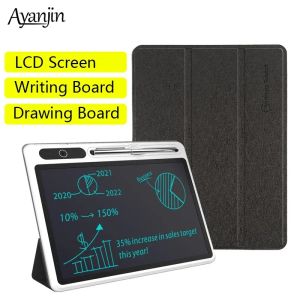 Tablets LCD -Tablet mit Fall digitales Zeichnen Tablet Neues Handschrift Pad für Kinderstudentische Business Board Kinder Graffiti -Spielzeuge