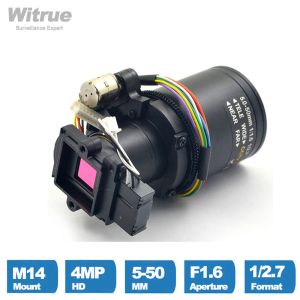 Objektiv 4megapixel Motor Varifokal Objektiv 550 mm D14 DC Iris Langstreckenansicht mit motorisiertem Zoom und Fokus für 1080p/5 MP AHD IP -Kamera