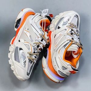 Luksusowe designerskie buty Track LED 3 3.0 mężczyzn Kobiety swobodny buty buty w Paris sukienka koronkowa platforma sportowa torty buty