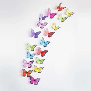 Kristallwand Butterfly 3D Bunte Aufkleber kreative Schmetterlinge mit Diamond Home Decor Kinder Zimmerdekoration Kunst 15pcs Aion