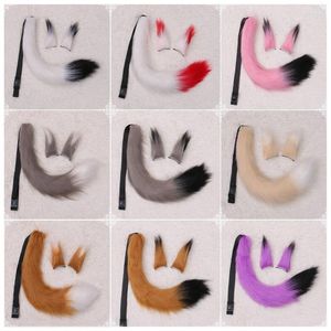 Party Supplies Animal Ear Hairpin Tail Set Cosplay Accessories Event Costumes Props Handmade