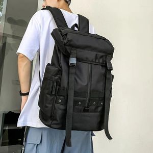 Backpack Fashion Men's Outdoor Travel Leisure Design Sense Personality Grande capacidade