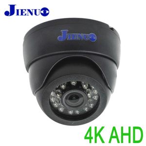 レンズJienuo 4K HD AHDカメラドームセキュリティ監視赤外線暗視720p 1080p 5MP TVI CVI CCTV 2MPビデオホームカムモニター