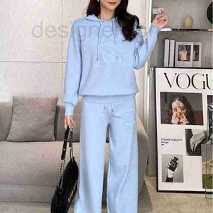 Women's Two Piece Pants Designer Women's Set Style Korean Edition Trendy Autumn/Winter Fashion MDHU