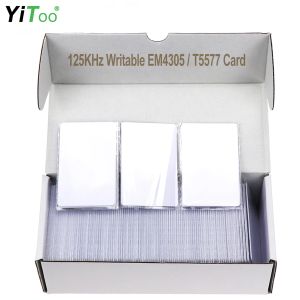 Kontrola Yitoo RFID EM4305 CARD 125KHz Writable T5577 Smart Access Control Karta Karta Odczyt i zapis Karta programowa Zmienna Karta kopiowania