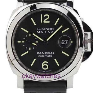 Pannerai Watch Luxury Designer Series Automatiska mekaniska män 44mm kalendervattentät lysande PAM01104