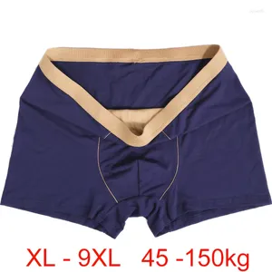 Underpants 3pcs Oversize Men Boxers Plus Size Panties 95% Cottoon Underwear Fat Man Underpanties Boxershorts Loose Shorts