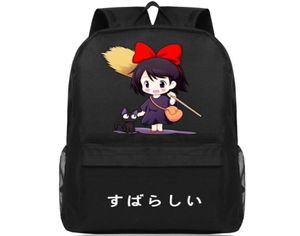 Kiki Backpack Kikis Delivery Service Day Pack Anime School Bag De Cartoon Packsack Prick Rucksack Sport School School School Outdoor Daypack6613492