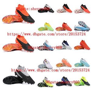 Erkekler Futbol Ayakkabı Phantomes GXES Elite FG Futbol Botları Klasik Firma Ground Outdoor Crampons De Scarpe Da Calcio