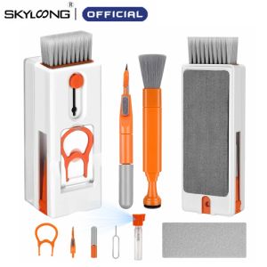 Teclados kits de limpeza de teclados Skyloong 11 em 1 conjunto de limpeza de tela para MacBook iPad iPhone Pro Mobile Phone Wireless Phone com pincel