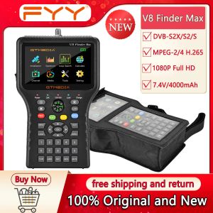 Приемники Gtmedia V8finder Max Satellite Finder Dvbs2x Спутниковая поддержка приемника IKS 1080p HD H.265 лучше, чем Satlink WS6933 WS6979