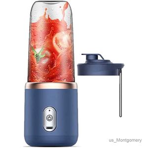 Juicers Neue Entsafter tragbar mit 2 Tassen USB -wiederaufladbaren Mini -Mixer Frisch -Juicing -Tasse Persönlicher Größe Mixer für Smoothies und Shakes