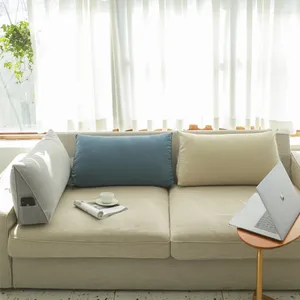 Pillow Triangle Rectangular Sofa For Living Room Office Chair Long Strip Bay Window Waist Throw Pillows Home Decor