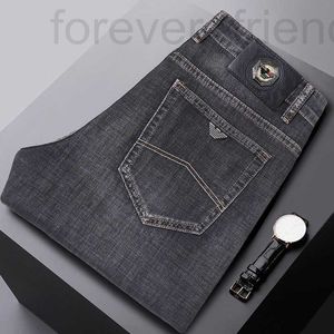 Męski projektant dżinsów wiosna / lato 2022 Dżinsy cienki mody luźne proste elastyczne spodni o wysokim talii VN7J