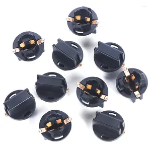 照明システム10PCS T10ソケットダッシュボードインストルメントパネルW5W 168 192 194ツイストロックウェッジベースランプダッシュバルブプラグオートチボス