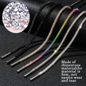1pc 100120140160CM Модные роскошные шнурки Rainbow Diamd