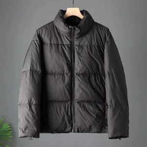 Jaqueta masculina de grife reversível casaco vestível masculino masculino clássico de moda casual casual de inverno Casacos de inverno Removível Hap -no calor à prova de vento A3