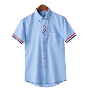 シャツの男性シャツ春秋のカジュアル半袖シャツソフトコンフォートスリムフィットスタイルシャツの男性ドレスシャツ快適な服