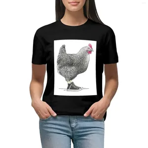 Women's Polos Barred Hen In High Tops T-shirt Tees Anime Clothes Summer Dress For Women Plus Size Sexy