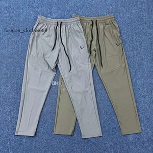 Mens Tech Sweathans Sports Smently Ice Silk Croning Casual Quick Drying Fiess Street Street Pants 02