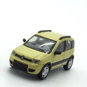 Carro 1: 43 Alloy Mini Fiat Panda Modelos de carros, decorações de modelos de carros de simulação, presentes de brinquedos infantis, atacado