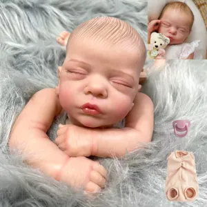 Dolls 19Inch Already Painted Reborn Doll Kits Romy 3D Skin Visible Veins Unassembled Newborn Toy Figure DIY Handmade Doll Parts