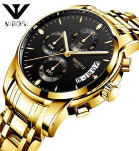 Wrist Watch Nibosi Business Affairs Man Wrist Watch More Function Six Needle Quartz Watch7134267