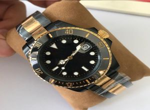 SUB Ceramic Bezel watches Gold mixed Black 116619 Mens watch Asia2813 Automatic Mechanical 904L Luminous waterproof watches4142267
