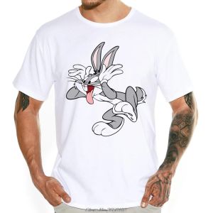 T-shirts Men's Fashion Funny Naughty Rabbit Design Tshirt Boys Kids Children Short Sleeve Tee Shirts Oneck Cool Top Haruku Streetwear