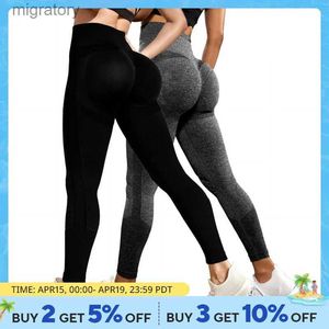 Frauen Trailsuits mit hoher Taillie nahtloser Frauen Yoga Leggings Training Hosen Lifeeeuropäische Sport-Leggings 2-teiliger YQ240422