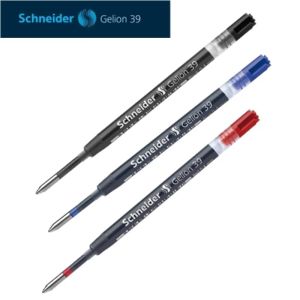 Canetas 3pcs schneider gelion39 reabastecer caneta de tinta em gel 3 cores 0,4 mm preto /azul /vermelho Cores e suprimentos escolares