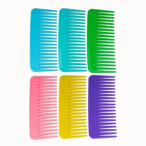 1pcs 19 diş diş tarağı geniş geniş siyah plastik pro salon berber kuaför tarama tarak saç dökülmesini azaltma saç bakım aracı