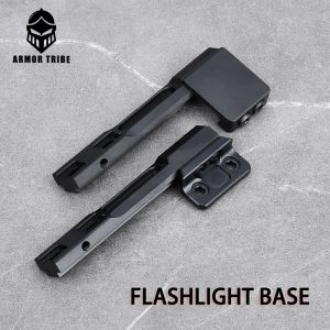 SCOPES TACTISK PICATINNY MLOK KEYMOD RAIL MINI OFFSET FALLLIGHT BASE SUREFIR M300M600 AirSoft Hunting Weapon Flashlight Base Mount