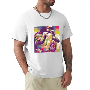 Polos masculinos The Rev Forever WPAP Art T-shirt Graphics Customs Design Seus próprios homens