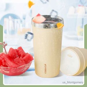 Entsafter 350 ml kalte Saftmixer Smoothie Maschine tragbarer Saftbecher Kaffee -Eis -Tee 4 Klingensaft -Safthersteller