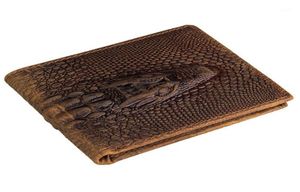 Whole Fashion crocodile wallet leather purse Top Quality mens wallets male monederos money crazy horse purses19381521