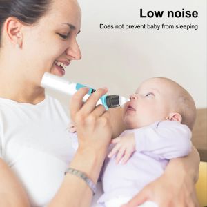 Aspiratorer# Ny uppladdningsbar Baby Nose Cleaner Silikon Justerbar sugelektriskt barn Nasal Aspirator Hälsosäkerhet Bekvämt lågt brus