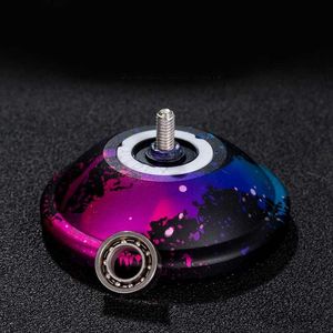 YOYO ARESYOYO AO1 NUOVO ALUMINO ALLUMINO ALLUMINO DI METALLA DI FARFA FALLO PROFESSIONE DI YOYO con 10 palline Cuscinetti ad alta velocità yo giocattoli classici